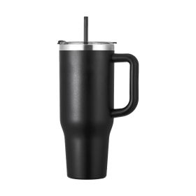 40 oz Insulated Water Bottle, Stainless Steel Sports Coffee Cup with Lid, Handheld Travel Coffee Mug Double Walled, Camping Hydration Flask Leakp